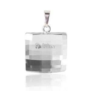 Swarovski čtvercový přívěšek