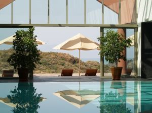 wellness bazén a terasa