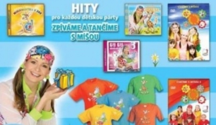 DVD a CD s hudbou pro děti 