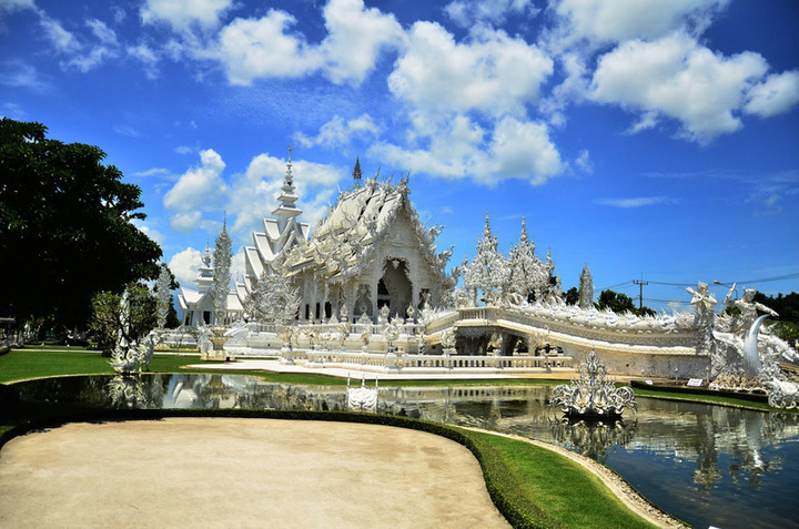 Pohádkové město v Thajsku Chiang Rai